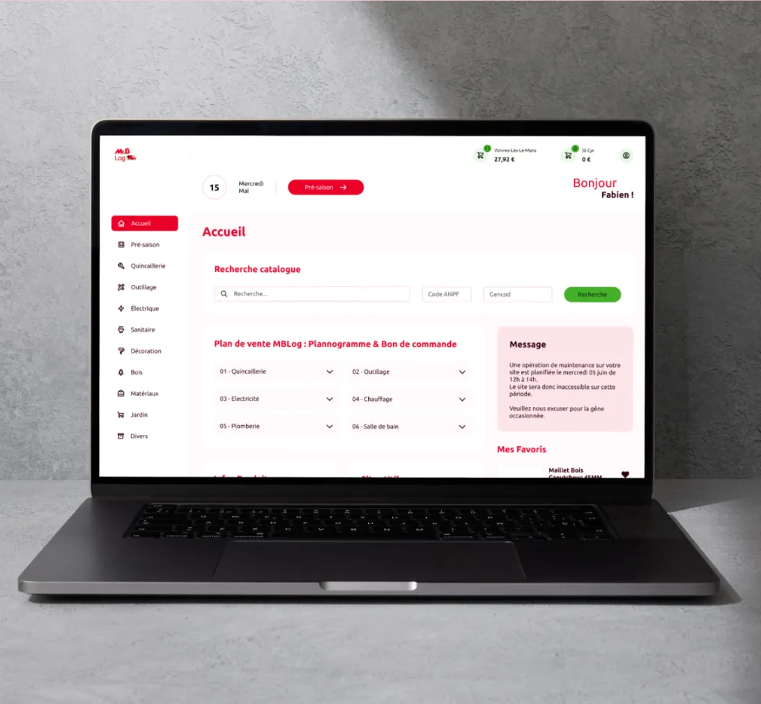 Portail digital de gestion des litiges logistiques pour MB LOG