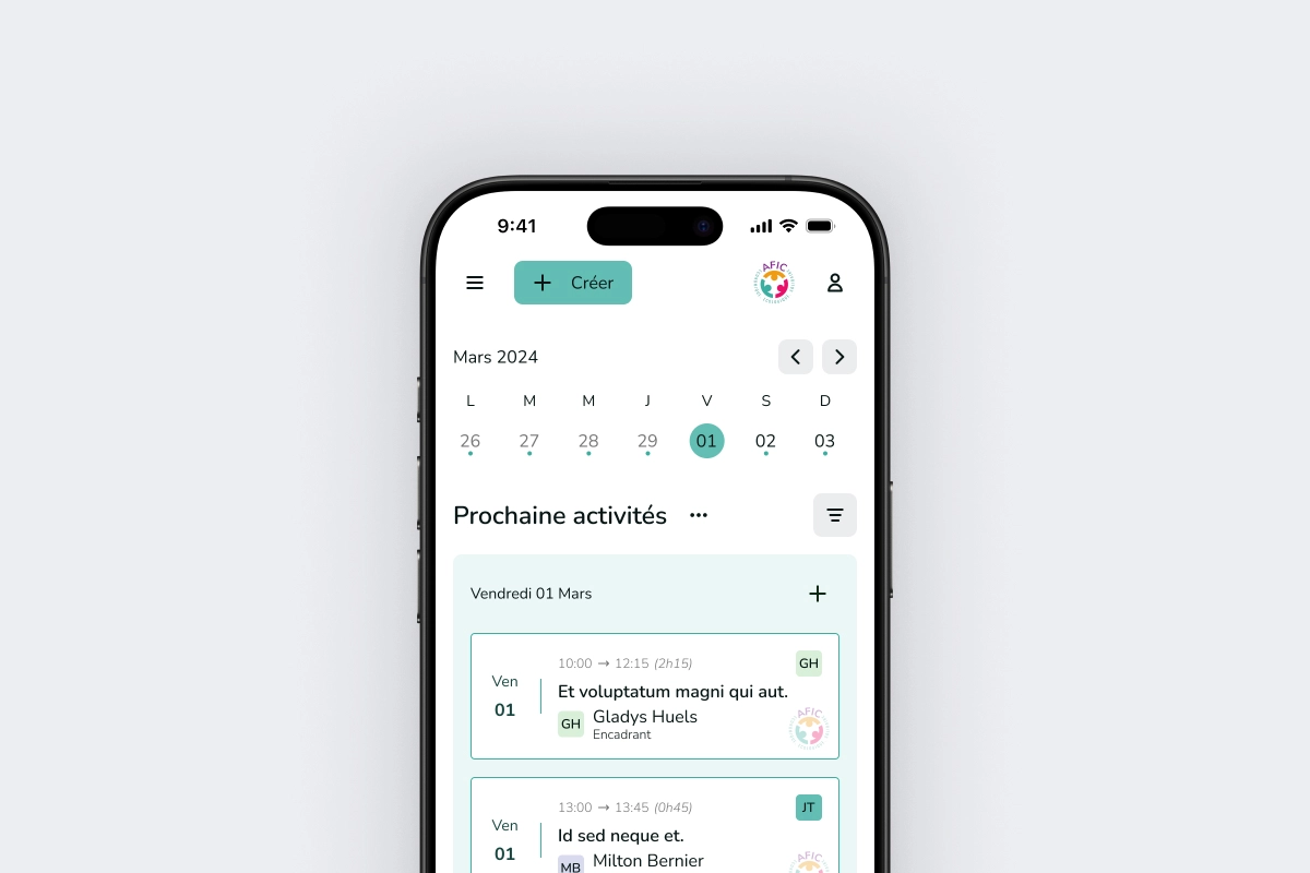 mockups afic mobile